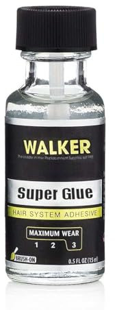 Wig Glue Lace Front, Strong Hold Invisible Bonding Adhesive Hair Glue for Wigs, Waterproof Latex-Free and Oil-Resistant Wig Adhesive Glue (1 PCS, 15ml)