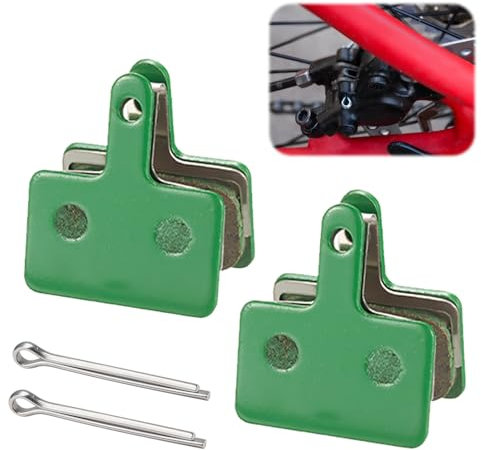 2 Paar Bremsbeläge Fahrrad Scheibenbremsbeläge, Hochleistungs-Keramik-Bremsbeläge Passend für Mountainbike Räder, für M666 M785 M985 M988 R785 RS785 Mountainbike Räder, Kompatibel mit M C-Serien