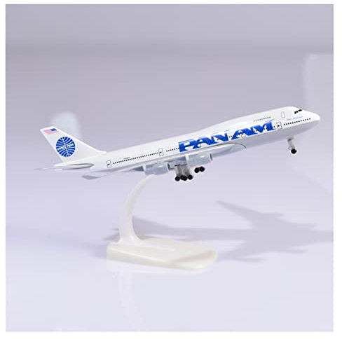 YSAEDATY For: Pan Am 747 Aircraft Die-cast Metal Pan Am World Airlines Aircraft Model