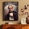 phtnmaihw Leinwandbild, Film, der Pate, Vintage, Poster, Raumdekoration, 50 x 70 cm, ohne Rahmen
