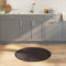 LXYZWRW Decor Teppich Rund Dunkelbraun 80cm Bambus Teppiche