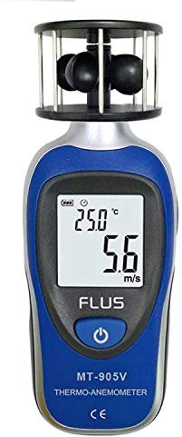 UHCPVHQQQ Tester digitale Test elettrici Mini anemometro MT-905V Funzione di prompt a bassa potenza Anemometro digitale ad ultrasuoni