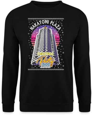 Stirb Langsam Nakatomi Plaza Party 1988 | Ugly Christmas Sweater Weihnachten Sweatshirt Pullover