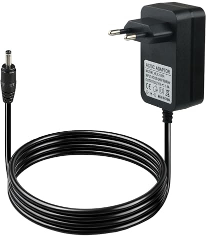 21W Netzteil Ladegerät für Echo(1./2. Gen) Show(1. Gen) Plus(1. Gen) 15V 1.4A Netzadapter für Echo Link Look TV(2. Gen) 21W Ladegerät Charger Adapter mit 2M Stromkabel Schwarz