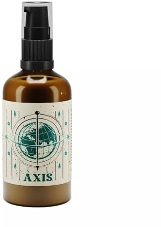 By Elementum Axis All in One Gesichtscreme Männer & Aftershave Balsam 100ml Feuchtigkeitsspendend & Beruhigend Zieht schnell ein nicht fettend Mit Sheabutter & Avocadoöl Duft Kirsche Vanille Tabak