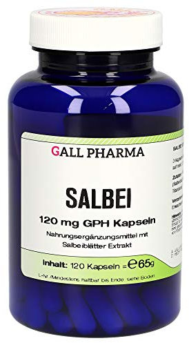 Gall Pharma Salbei 120 mg GPH Kapseln, 1er Pack (1 x 120 Stück)