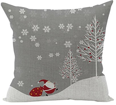 Nunubee Kissenbezug Dekokissen Haus Dekoration weich Quadrat Sofa Kissen Stil 7