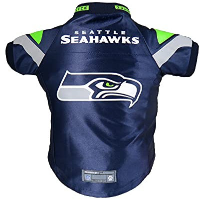 Littlearth NFL Seattle Seahawks Premium-Haustier-Trikot, Team-Farbe, Größe XS