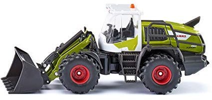 siku 1999, Claas Torion 1914 Radlader, 1:50, Metall/Kunststoff, Grün, Bewegliches Knickgelenk, Beweglicher Ladearm und Schaufel