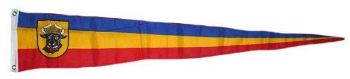Langwimpel Mecklenburg Ochsenkopf 30 x 150 cm Fahne Flagge