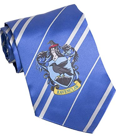 Funidelia | Harry Potter Ravenclaw Kratwatte 100% OFFIZIELLE für Herren und Damen Hogwarts, Zauberer, Film und Serien - Farben: Blau, Zubehör für Kostüm - Lustige Kostüme für Deine Partys