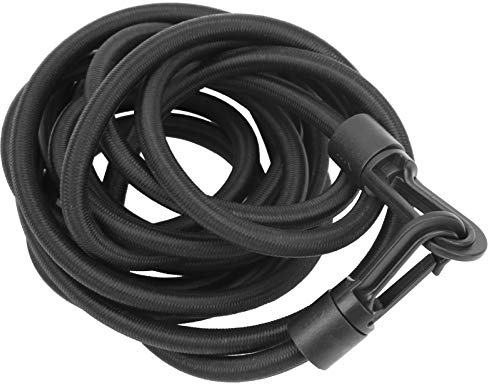 VGEBY Kayak Elastic Rope, Latex Canoe Bungee Cord Lightweight Boat Accessory with Hooks 6mm x 2.5m Boating Water Sports