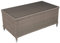Dellonda Chester Rattan Wicker Outdoor Coffee Table with Tempered Glass Top, Brown - DG71