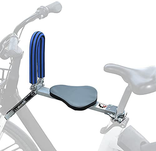 Lixada Kindersitz klappbarer Kinderfahrradsitz mit Handlauf-Aufbewahrungstasche Mountainbike Vorne Kinder Fahrradsitz Tragbarer Fahrrad-Babyhalter für Kinder-Einfach Zu Montieren Und Entfernen