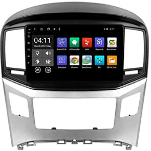 9 Zoll Bildschirm Autoradio Mit Freisprecheinrichtung Für Hyundai H1 2017-2018 RüCkfahrkamera Autoradio Bluetooth Doppel Din Apple Carplay Bluetooth/USB/MP5/Mirror Link (Color : V3 1G+16G)
