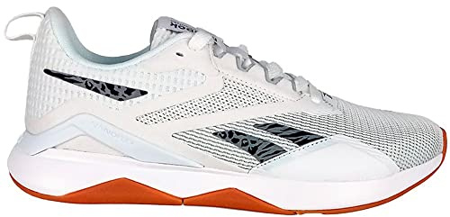 Reebok Damen Nanoflex Tr 2.0 Sneaker, Footwear Reebok Rubber Gum 03, weißer Kern, Schwarz, 38.5 EU