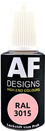 Alex Flittner Designs Lackstift RAL 3015 Hellrosa glänzend 20ml Reparaturstift Acryl Retuschierlack Reparaturlack Holz Metall Möbel Bad