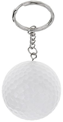 Leeadwaey Porte-clés en forme de balle de golf