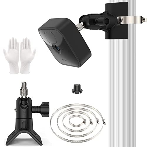 Halterung für Blink Kamera, Befestigung Regenfallrohr Halter für Blink Kamera Outdoor & Indoor, Flexible Masthalterung Pole Montagehalterung für Blink Mini/XT/XT2, Ständer Zubehör für Blink Outdoor