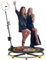 MWE 360 Photo Booth Machine for Parties with Extra Battery,Logo Customization,Software APP Remote Automatic 360 Spin Camera Booth 57cm for 1-2 People Stand on(22'')