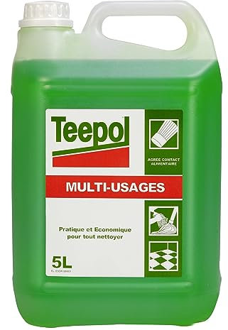 Nettoyant Détergent multi-usages Teepol - Bidon de 5 litres - Offre Spéciale