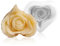 Molde de Silicona de Rosa Grande, Moldes de Vela de Flores de Grado Alimenticio, Molde Silicona Velas Flor, Tamaño Grande para Manualidades, Jabón, Pastel, Aromaterapia, Cera de Abejas