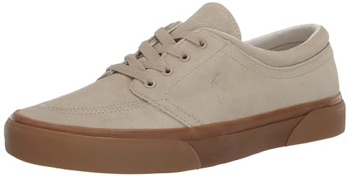 POLO RALPH LAUREN Herren Keaton Schnürlose Sneaker, Milchshake, 42 EU