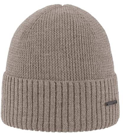 Areco Damen Merino Mütze, beige, ONE Size