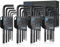 VORXEON Jeu de 36 Pcs Clés hexagonales Clés Allen Clé Star Clé étoile, Clés à six pans à tête sphérique Métrique et SAE, 1.5 à 10 mm et T10 à T50 et 1/16 à 3/8