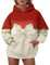WILLBEST Frauen Lose Herbst Winter Top Weihnachten Niedlichen Schmetterling Schleife Glocke Druck Casual Pullover Hoodie Sweatshirt Langlaufski Set Damen Klassisch Komplett (White, XXL)