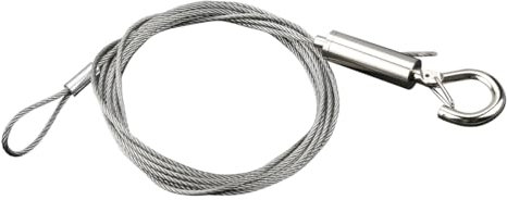 Tabanzhe Adjustable Picture Hanging Wire - 2m X 1.5mm Stainless Steel Heavy Duty Hanging Rope for Picture Hooks, Photo Frames, Light Mirrors, and Wall Art DIY Holder