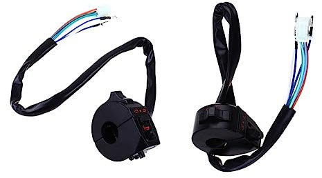 Holibanna Manillar De Motocicleta Interruptor Conmutador Intermitente Bocina Compacto