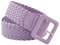 Kabelife Damen Breiter Elastischer Stoffgürtel Geflochtener Stretchgürtel Dehnbarer Gürtel Flechtgürtel Stretchgürtel Liebesschnalle Dekorative Accessoires(Lila)