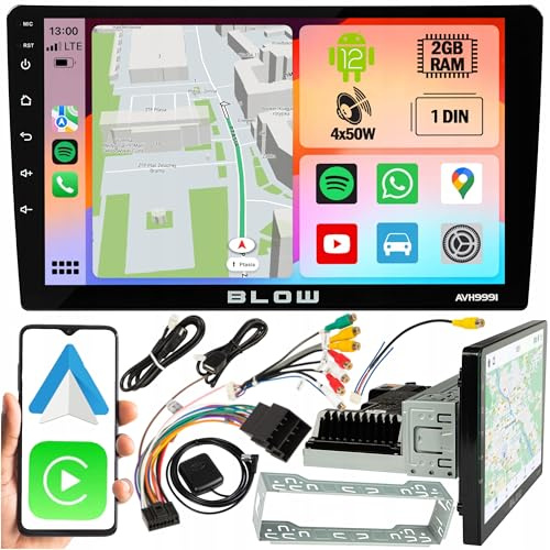 Radio BLOW AVH-9991 1DIN 9 Android/WiFi/GPS/CARPLAY