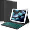 FARYODI Keyboard Case for iPad 9th/8th/7th Generation 10.2 Inch,iPad Pro 10.5 inch/iPad Air 3rd Gen -7 Colors Backlit Wireless Detachable Keyboard Folio Cover with Pencil Holder - Deep Black