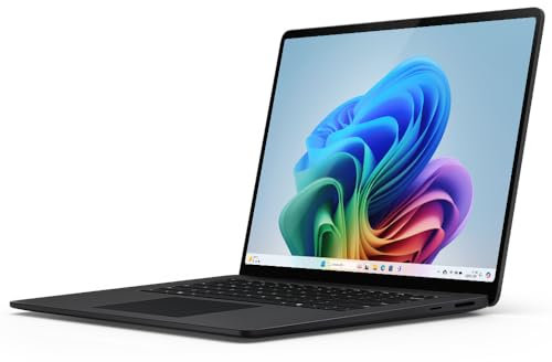 Microsoft Surface Laptop | Copilot+ PC | Touch Screen 15 | Snapdragon® X Elite | 16GB RAM | SSD 512GB | Ultimo Modello, 7° Edizione | Nero