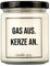 candle guy Duftkerze | Gas aus. Kerze an. | Handgemacht aus 100% Sojawachs | 70 Stunden Brenndauer