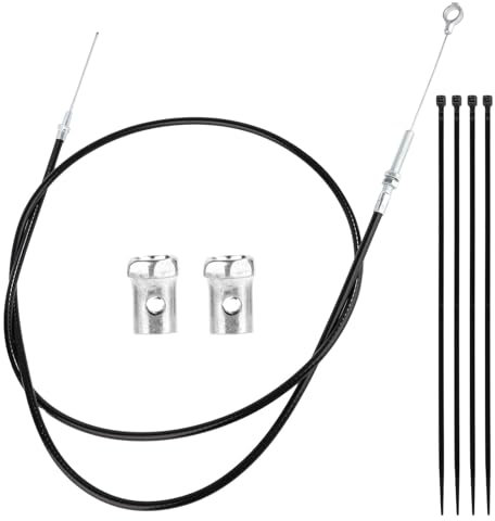 NQEUEPN 71 Inch Go Kart Throttle Cable Kit, Universal Go Cart Brake Cable with Cable Ends Compatible with Predator 212cc Engine GX160 GX200 196cc 8252-1390 Go Cart Accelerator Parts