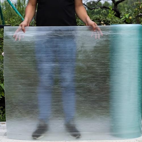 ZHUOZ1T Transparente Wasserdichte Polycarbonat-Dachplatten,1,5mm Glasfaserplatte,UV-beständig Schlagfest Stegplatten,für Terrasse,Garten,Balkon,Fenster,Vordächer (0,6m x 1m)