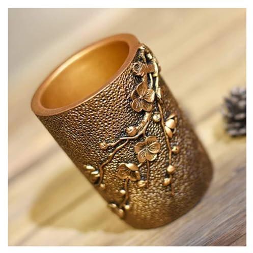 MELY Pot à stylos, porte-crayons fait à la main, porte-stylo d'artiste, porte-stylo de bureau, porte-stylo de rangement de papeterie, porte-stylo