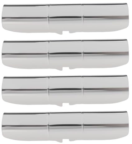 eMagTech 4-teiliger Interner Gardinenstangenverbinder aus Edelstahl Römische Gardinenstangenverbinder Kompatibel mit Hallis Hudson 25–28 Mm 110 X 25 X 0,5 Mm