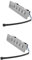 CLISPEED 2pcs Range Hood Light Bulb Smoke Lamp Double Row LED Light LED Kitchen Cooker Light O Light Range Hood LED Light Replacement LED Hood Light Stainless Steel