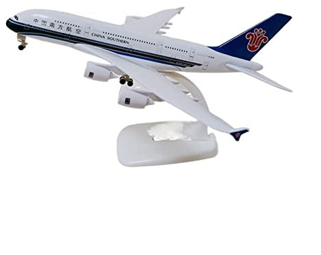 BMAONZ Avion Miniature for Air China Southern Airlines Airbus 380 A380 Airways Avion Modèle Jouet Cadeau 16Cm 20Cm Modèles Préfabriqués à l'échelle D'avions(B)