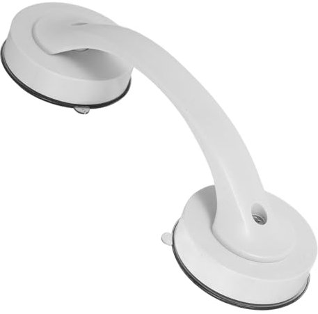 Homoyoyo Barra Ventosa para Ducha y Bañera Agarradera Antideslizante para Personas Mayores y Discapacitados Soporte de Seguridad sin Taladrar Accesorio para Baños