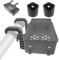 XIAOXIAOYU Cesta para Al Lado De La Piscina | Almacenamiento para Bordillo de Piscina | Organizador Multifuncional con 2 Portavasos para Bebidas Exterior Playa Jardín Patio