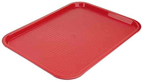 Contacto Serviertablett rechteckig 40 x 30 cm rot Polypropylen rutschhemmend Gastro-Tablett