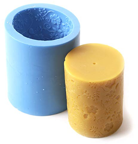 World Of Moulds | Flocked Cylinder Extra Large Silicone Mould