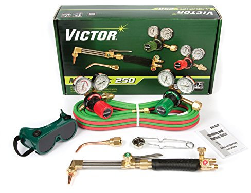 Victor Technologies 0384-2540 Medalist 250 System Medium Duty Schneidsystem, Acetylen-Gas-Service, G250-15-510 Kraftstoff-Gasregler