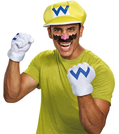 Generique - Nintendo Wario Kostüms-Set Lizenzartikel