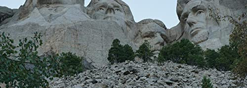 hansepuzzle 32846 - Mount Rushmore Puzzle 1000 Teile - Orte mit hochwertiger Aufbewahrung: Kartonbox und wiederverschließbarem Beutel - Format 90 × 31,7 cm